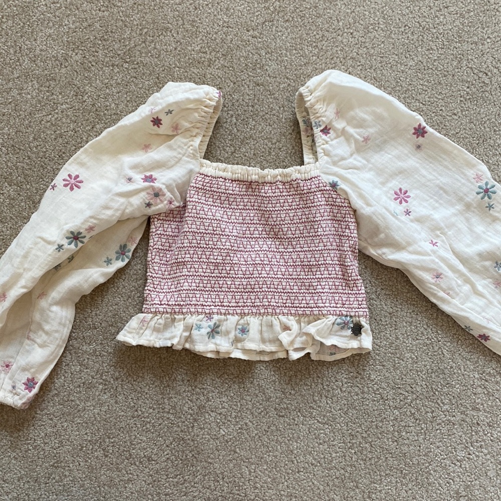 Brand new girls peplum top
